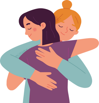 Woman Hug Love Friend